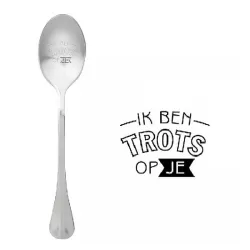 Cucchiaio con messaggio - Sono fiero di te - One Message Spoon