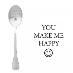 Cucchiaio con messaggio - Mi fai felice - One Message Spoon