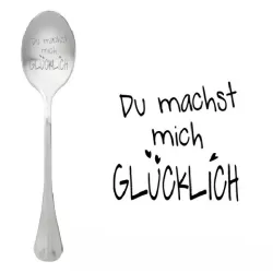 Cucchiaio con messaggio - Mi fai felice - One Message Spoon