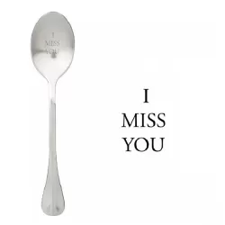 Cucchiaio con messaggio - I miss you - One Message Spoon