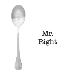 Cucchiaio con messaggio - Signor Giusto - One Message Spoon
