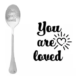 Cucchiaio con messaggio - Sei amato - One Message Spoon