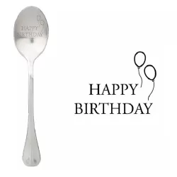 Cucchiaio con messaggio - Felice anniversario - One Message Spoon