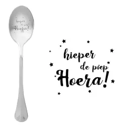 Cucchiaio con messaggio - Hip hip urrà - One Message Spoon