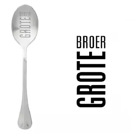 Cucchiaio con messaggio - Fratello Maggiore - One Message Spoon