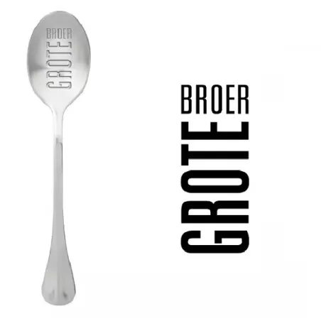 Cucchiaio con messaggio - Fratello Maggiore - One Message Spoon
