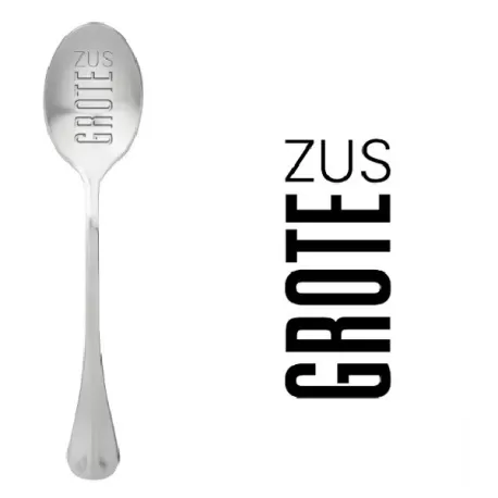 Cucchiaio con messaggio - Sorella maggiore - One Message Spoon