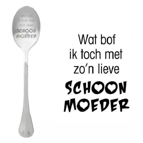 Cucchiaio con messaggio - Cara suocera - One Message Spoon