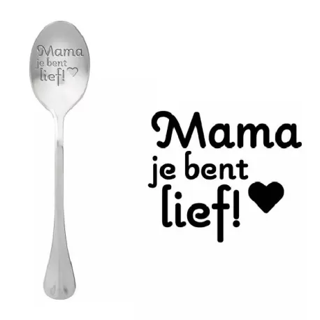 Cucchiaio con messaggio - Mamma, sei dolce - One Message Spoon