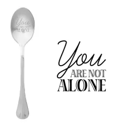 Cucchiaio con messaggio - Non sei solo - One Message Spoon
