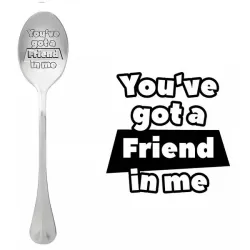 Cucchiaio con messaggio - Hai un amico in me - One Message Spoon