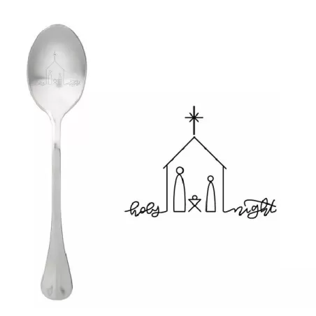 Cucchiaio con messaggio - Notte Santa - One Message Spoon