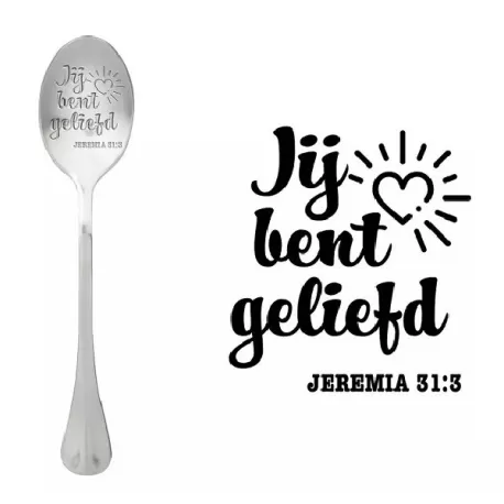 Cucchiaio con messaggio - Sei amato - One Message Spoon