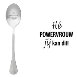 Cucchiaio con messaggio - Potere - One Message Spoon