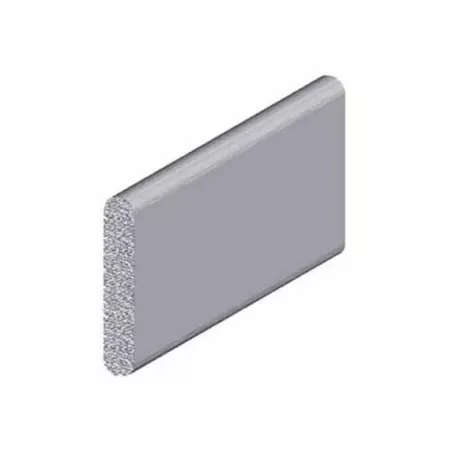 Alluminio piatto Mm.30x4 H.100 argento peso tende