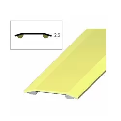 Passatoia adesiva ottone piana Cm.100 sezione Mm.38x2,5