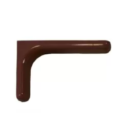 Mensola ricoperta marrone Cm.18