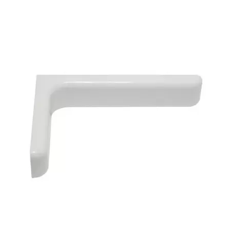 Mensola ricoperta bianca Cm.24