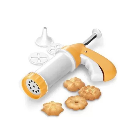 Pistola sparabiscotti / siringa per dolci con 8 beccucci decorativi
