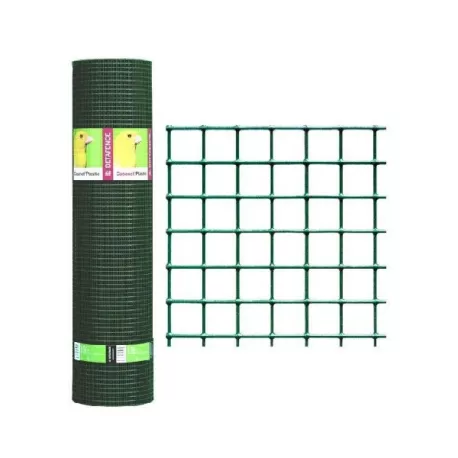 Rete elettrosaldata zincata e plasticata Mm.12,7x12x7 Mt.1