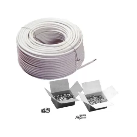 Bris bris spiralino per tende con accessori Mt.1