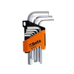 Chiavi brugola piegate Pz.9 Misure: Mm.1,5-2-2,5-3-4-5-6-8-10 beta