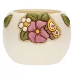 Cachepot con fiore di malva Racconti d'Autunno, piccolo - Thun