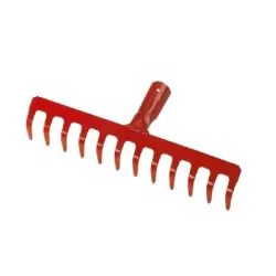 Rastrello acciaio 12 denti spessore Mm.5