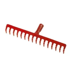 Rastrello acciaio 16 denti spessore Mm.5