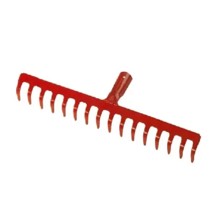 Rastrello acciaio 16 denti spessore Mm.5