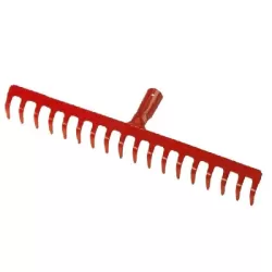 Rastrello acciaio 18 denti spessore Mm.5