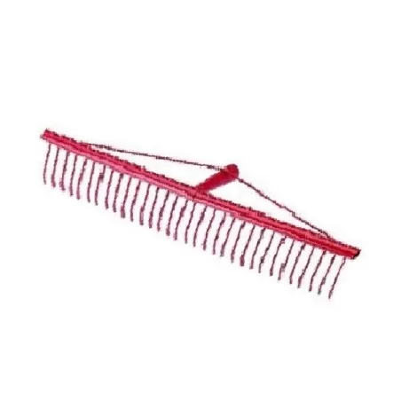 Rastrellone acciaio 34 denti fitti spessore Mm.5