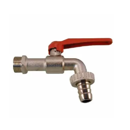 Rubinetto ottone sfera 3/8 portagomma 1/2