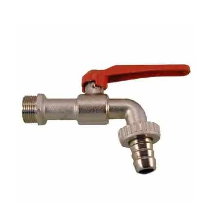 Rubinetto ottone sfera 3/8 portagomma 1/2