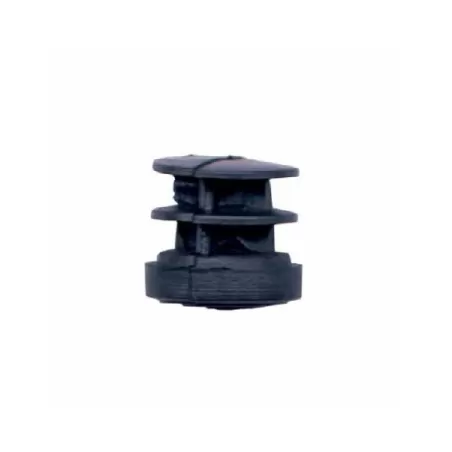 Sottopiede puntale alettato nero tondo Mm.12