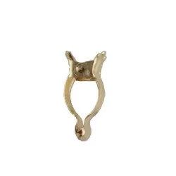 Pinza bris bris ottone lucido