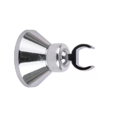 Supporto doccette ottono cromato attacco snodato diritto