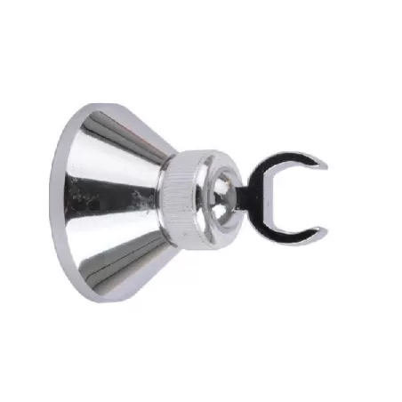 Supporto doccette ottono cromato attacco snodato diritto