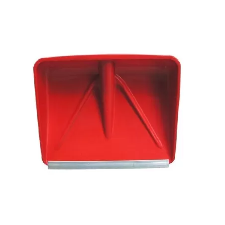 Pala neve rossa con rinforzo in alluminio Cm.45 H.38