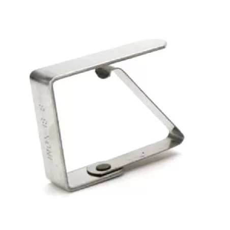 Fermatovaglie a pressione in acciaio Cm.4