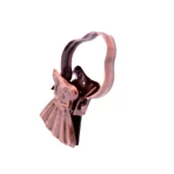 Pinza tende barocca bronzata
