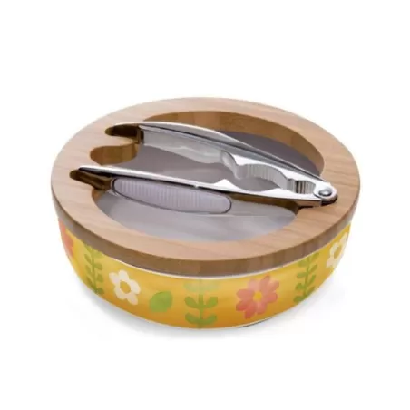 Ciotola schiaccianoci sagomata e legno Florianne - Thun