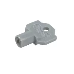 Chiavetta cassette luce plastica foro triangolo