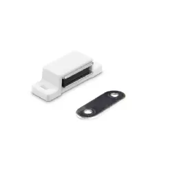 Cricchetto calamita bianco