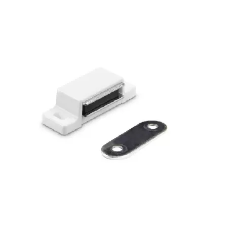 Cricchetto calamita bianco