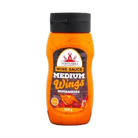 Salsa Bbq - Wing Sauce  Medium - Gr.340 - Poppamies