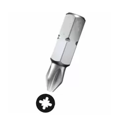 Inserto per viti croce Pozidriv Mm.25 Nr.0