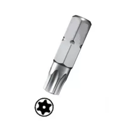 Inserto per viti torx con foro Mm.25 Nr.9