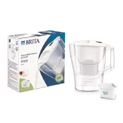 Caraffa filtrante aluna bianca brita