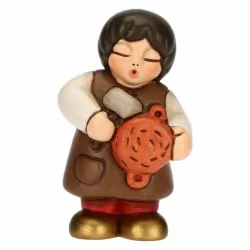 Venditore di pentole presepe classico, rosso - Thun